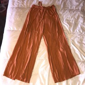 Flowy, slit-leg pants.